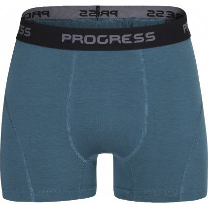Pánské bambusové boxerky PROGRESS E Skn modré (Velikost M)