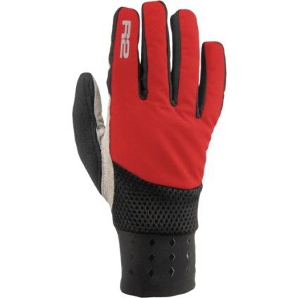 Unisex zateplené rukavice R2 Bond červené (Velikost M)