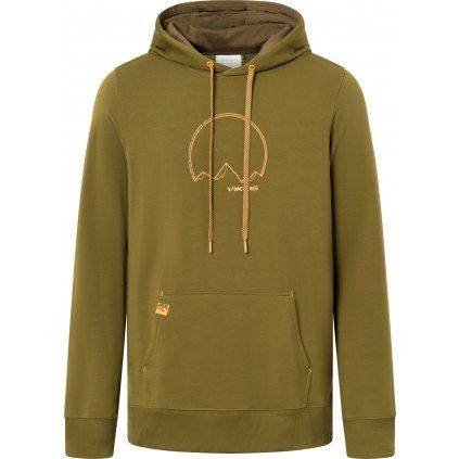 Pánská mikina s kapucí VIKING Panaka zelená (Velikost M)