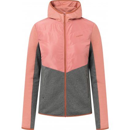 Dámská outdoorová bunda VIKING Creek Hoodie růžovošedá (Velikost L)