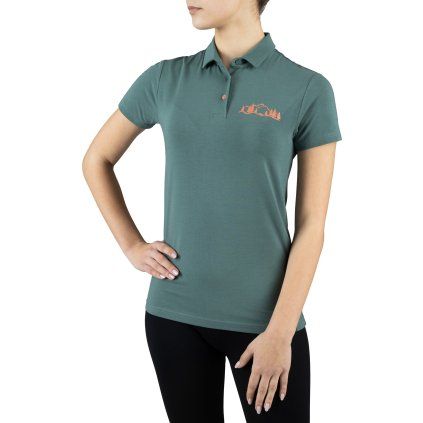 Dámské polo VIKING Winslow tyrkysová (Velikost XS)
