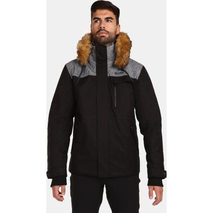 Pánská zimní bunda KILPI Alpha černá (Velikost 3XL)