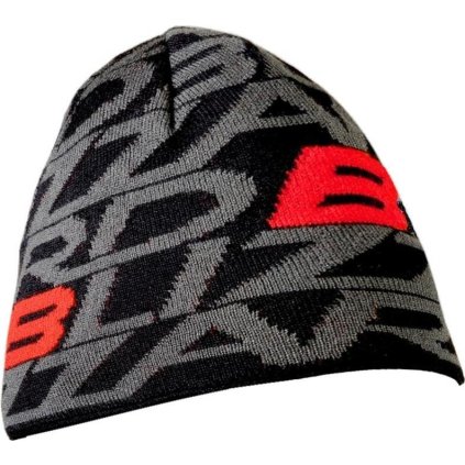 Merino čepice BLIZZARD Dragon cap černočervená (Velikost UNI)