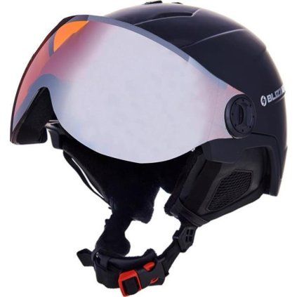 Lyžařská helma BLIZZARD Double Visor matná černá (Velikost 56/59 cm)