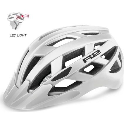 Cyklistická helma R2 Lumen bílá (Velikost L)