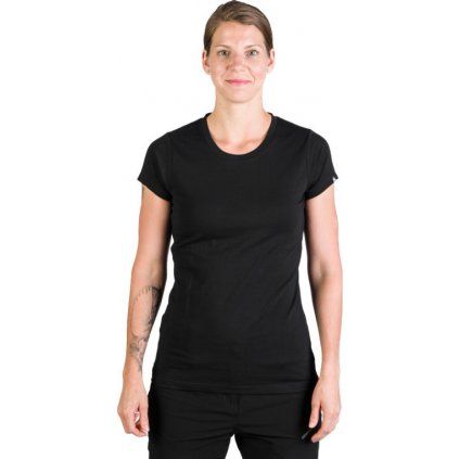 Dámské bavlněné triko NORTHFINDER Sheila černé (VELIKOST 2XL)