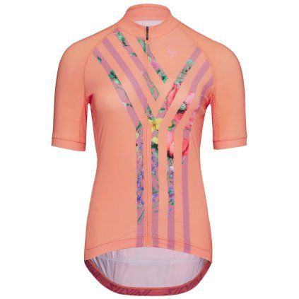Dámský cyklo dres SILVINI Calnia růžová (Velikost XS)