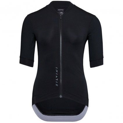 Dámský cyklo dres SILVINI Trafoia černá (Velikost XS)