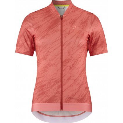 Dámský cyklodres CRAFT CORE Essence Regular - červená (Velikost XS)