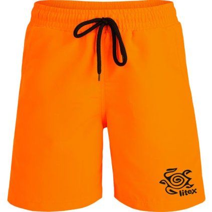 Pánské koupací šortky LITEX oranžové (Velikost S)