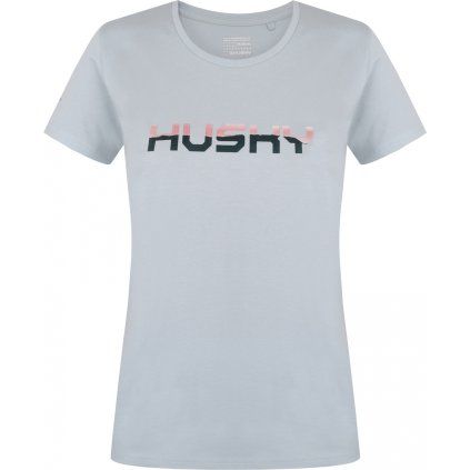 Dámské bavlněné triko HUSKY Tee Wild šedé (Velikost XXL)