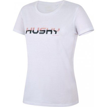 Dámské bavlněné triko HUSKY Tee Wild bílé (Velikost M)