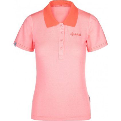 Dámské polo tričko KILPI Collar-w světle růžová (Velikost 36)