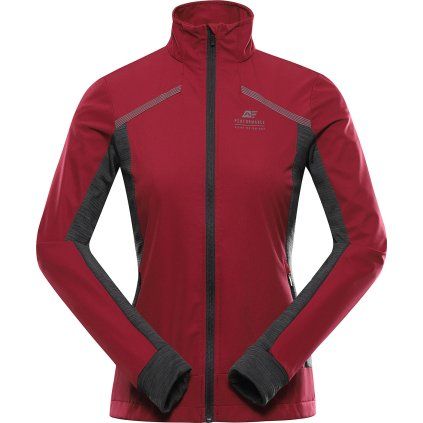 Dámská softshellová bunda ALPINE PRO Ukeba červená (Velikost 56)