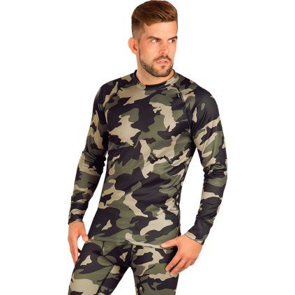 Pánské funkční triko LITEX army (Velikost M)