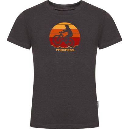Dětské triko PROGRESS Aromatico Biker černé (Velikost 128/1)