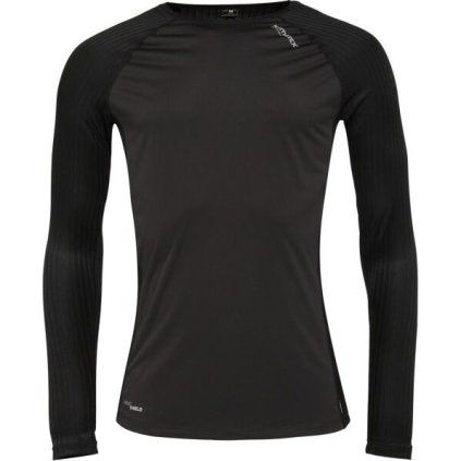 Pánské funkční triko KLIMATEX Jake No-wind černé (Velikost 2XL)