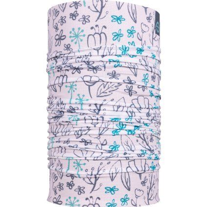 Multifunkční šátek ELEVEN Efez Floral White (Velikost UNI)