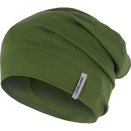 Čepice SENSOR Merino wool zelená (Barva zelená, Velikost M)