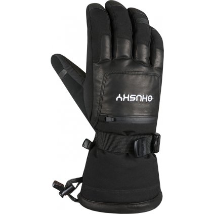 Unisex lyžařské rukavice HUSKY Edin černé (Velikost L)