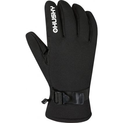 Unisex lyžařské rukavice HUSKY Elix černé (Velikost M)