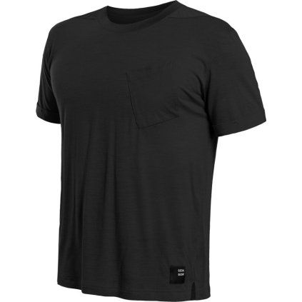 Pánské merino triko SENSOR Merino Air Traveller černé (Velikost S, Barva černá)
