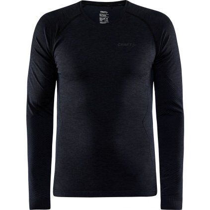 Pánské funkční triko CRAFT CORE Dry Active Comfort LS - černá (Velikost S)