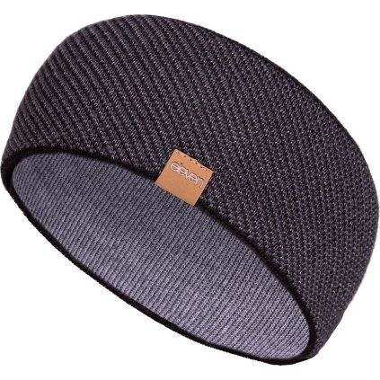 Pletená čelenka ELEVEN Slim Black (Velikost UNI)