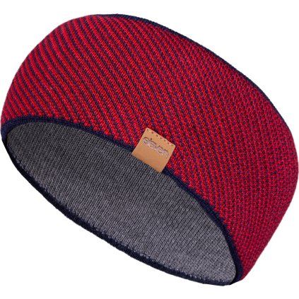 Pletená čelenka ELEVEN Slim Red (Velikost UNI)
