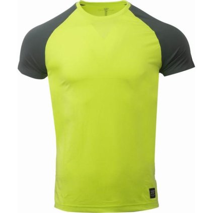 Pánské multisportovní triko s krátkým rukávem 2117 of Sweden Huli žlutá (Velikost 3XL)