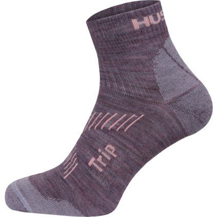 Unisex tenčí ponožky HUSKY Trip fialové (Velikost L (41-44))