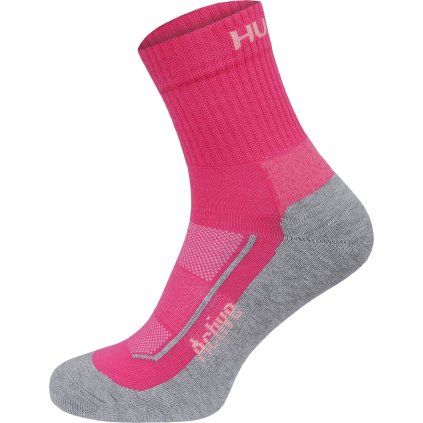 Unisex outdoorové ponožky HUSKY Active růžové (Velikost L (41-44))