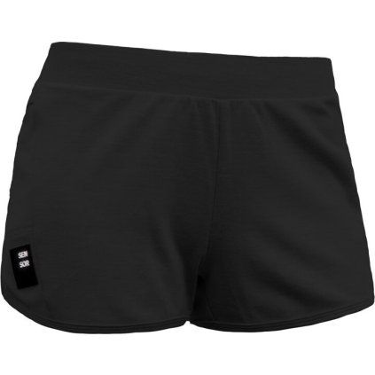Dámské merino šortky SENSOR Upper černé (Velikost S, Barva černá)