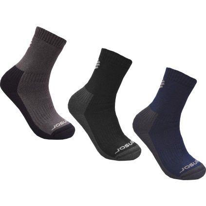 Unisex funkční ponožky SENSOR Treking Evo 3 páry (Barva modrá, Velikost 3/5)