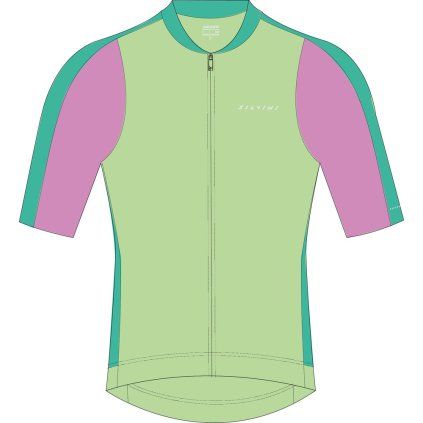 Dámský cyklo dres SILVINI Stelvia WD2404 zelená (Velikost XS)