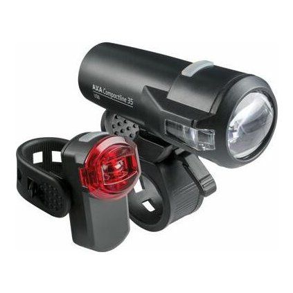 Set světel AXA Compactline 35 USB přední + zadní