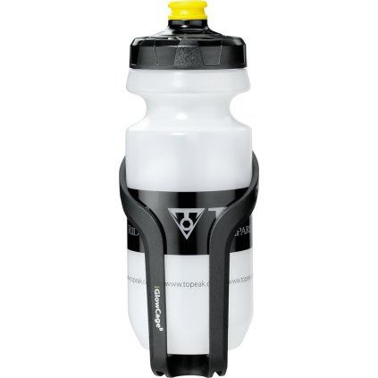 TOPEAK košík na lahev iGLOW s integrovaným světlem, včetně lahve