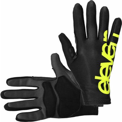 Cyklistické rukavice ELEVEN Long Black Fluo (Velikost L)