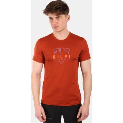 Pánské sportovní triko KILPI Lismain hnědé (Velikost L)