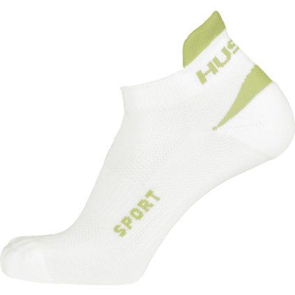 Ponožky  HUSKY Sport bílá/sv. zelená (Velikost L (41-44))
