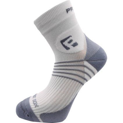 Unisex běžecké ponožky PROGRESS Support Sox bílé (Velikost 35-38)