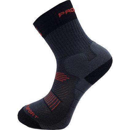 Unisex sportovní ponožky PROGRESS Indoor Sport Sox černé (Velikost 35-38)