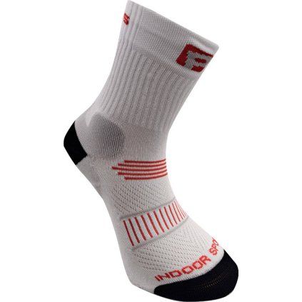 Unisex sportovní ponožky PROGRESS Indoor Sport Sox bílé (Velikost 35-38)