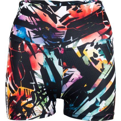 Dámské elastické mini šortky Eleven Laura Euphoria Black (Velikost L)