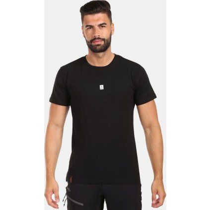Pánské bavlněné triko KILPI Discover černé (Velikost M)