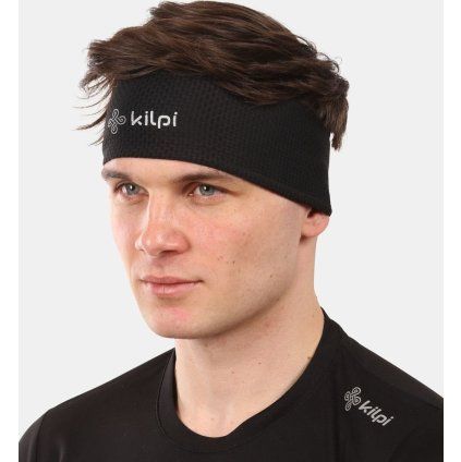 Unisex sportovní čelenka KILPI Cooly černá (Velikost L)