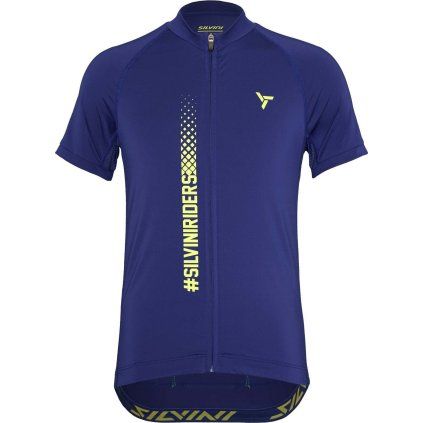 Dětský cyklo dres SILVINI Mazzani modrý (Velikost 122-128)