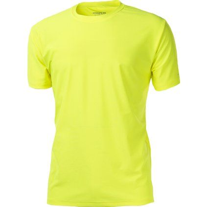 Pánské funkční triko PROGRESS Hi-Viz Original žluté (Velikost S)