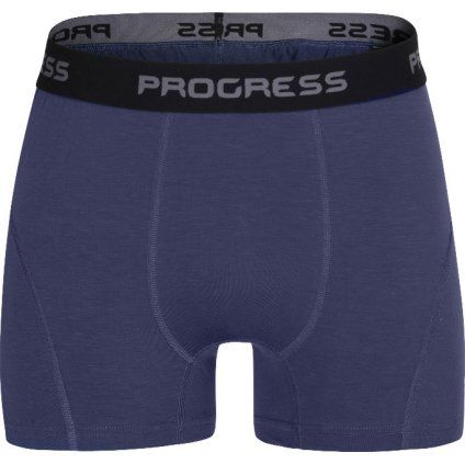 Pánské bambusové boxerky PROGRESS E Skn modré (Velikost M)