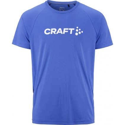 Pánské funkční triko CRAFT CORE Essence Logo - modrá (Velikost S)